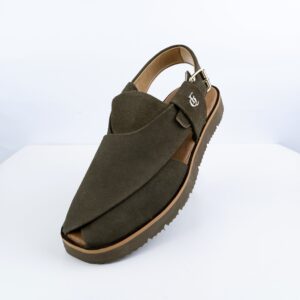 Peshawari Sandal - Brown (Suede Leather) (PMC11)